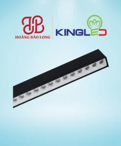 Đèn LED thả chiếu rọi DTCR-40BR-120-V/TT/T-T Kingled 40W vỏ trắng, chiều dài 1.2m, chỉ số hoàn màu vượt trội CRI>98, thiết kế sang trọng tinh tế.