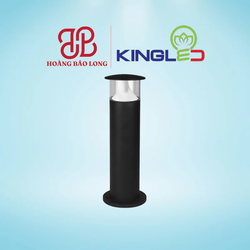 ĐÈN TRỤ SÂN VƯỜN 8W GR-8SS-250-V KingLed Đèn LED trụ sân vườn GR-8SS-500-V Kingled 8W cao 500mm, ánh sáng vàng dịu mắt trang trí tiểu cảnh, biệt thự, resort ngoài trời, chuẩn IP65.