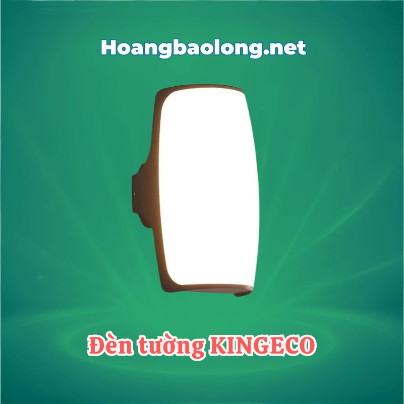 ĐÈN PHA LED KINGECO 10W EC-FLK-10 3000K Hình ảnh đèn tường KingEco thiết kế hiện đại, cấp bảo vệ IP65, phù hợp lắp tại mặt tiền, hành lang, ban công, sân vườn và khu vực ngoài trời.