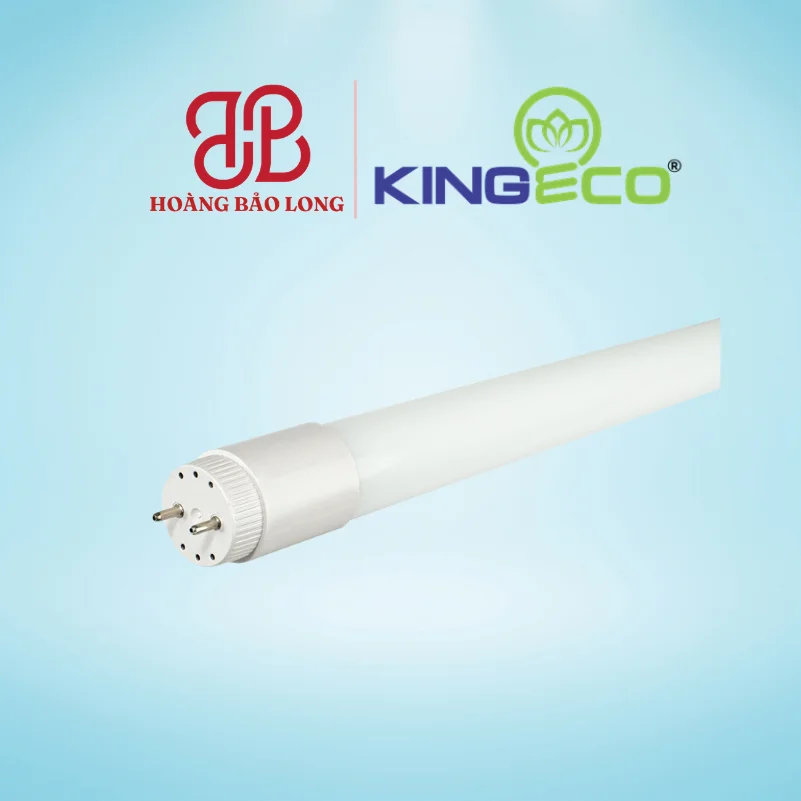 ĐÈN TUÝP THỦY TINH KINGECO 15W EC-T8-15-60-T-GL Đèn tuýp LED T8 thủy tinh Kingeco 15W dài 60cm EC-T8-15-60-T-GL ánh sáng trắng 6500K, góc chiếu rộng 300°, tiết kiệm điện thay thế bóng huỳnh quang truyền thống.