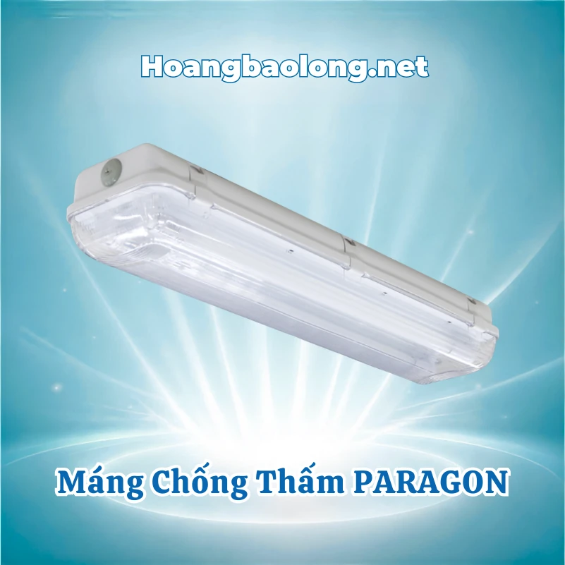 Máng đèn chống thấm Paragon phù hợp nhà xưởng, kho, tầng hầm và khu vực ẩm. Xem các mẫu máng đèn, kích thước, thông số và giá bán.