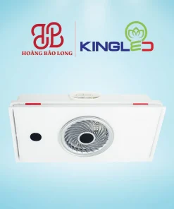 Quạt làm mát nhà tắm âm trần QMNT-3060 Kingled kích thước 30x60cm, luồng gió mát mạnh mẽ xua tan ngột ngạt, kiểu dáng âm trần sang trọng chống ẩm tốt.