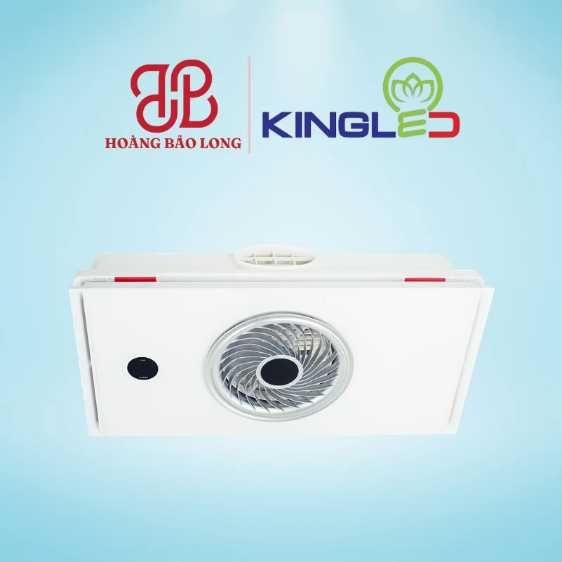 QUẠT MÁT NHÀ TẮM Công suất quạt: 67W Công suất đèn: 24W QMNT-3060 KingLed Quạt làm mát nhà tắm âm trần QMNT-3060 Kingled kích thước 30x60cm, luồng gió mát mạnh mẽ xua tan ngột ngạt, kiểu dáng âm trần sang trọng chống ẩm tốt.