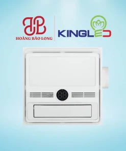 Quạt làm mát nhà tắm âm trần QMNT-3030 Kingled kích thước 30x30cm, thiết kế âm trần chống ẩm an toàn, tạo luồng gió mát dịu êm cho phòng tắm.
