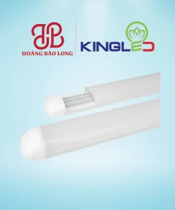 Đèn tuýp LED bán nguyệt Amber TBN-18SS-60-V/TT/T Kingled 18W dài 60cm, kiểu dáng tràn viền vát cạnh sang trọng, mica mờ tán quang chống chói, CRI>90.