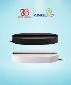 Đế Ngồi Đèn Rọi Ray Tròn Đen DNTO-D | KingLED