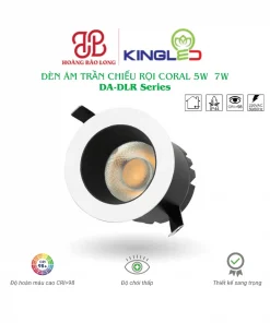 Đèn LED âm trần rọi Coral KingLed DA-DLR Series công suất 5W và 7W