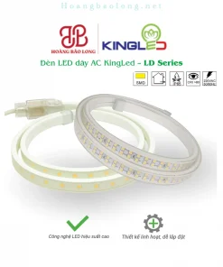 Hình catalogue đèn LED dây AC KingLed LD, công nghệ LED hiệu suất cao, IP65, linh hoạt và dễ lắp đặt.