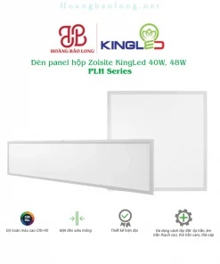 Hình catalogue đèn panel hộp Zoisite KingLed PLH, CRI>90, mặt mỏng và nhiều cách lắp đặt cho trần.