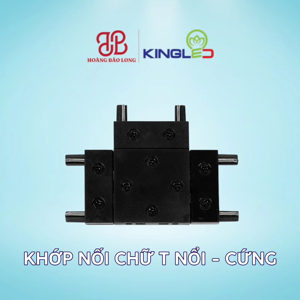 Khớp Nối Chữ T Nổi Ray Nam Châm RNCM-KNCT-N-C KingLED Khớp nối chữ T nổi - cứng KingLED RNCM-KNCT-N-C, kích thước 60 x 43 x 7 mm, liên kết ba nhánh ray lắp nổi thành bố cục chữ T. Dùng cho hệ ray nam châm RNCM KingLED.