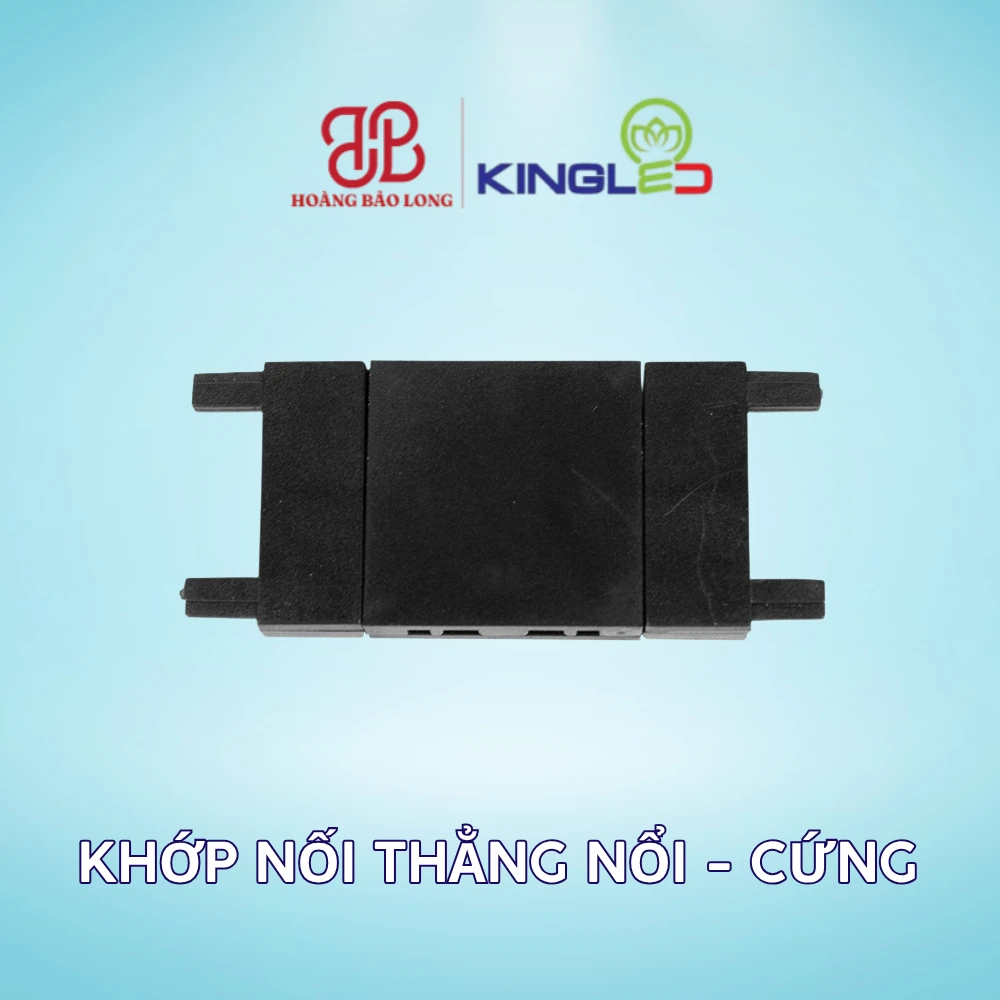 Khớp Nối Thẳng Nổi Cứng Ray Nam Châm RNCM-KNT-N-C KingLED Khớp nối thẳng nổi - cứng KingLED RNCM-KNT-N-C, kích thước 60 x 26 x 7 mm, liên kết hai đoạn ray nổi thẳng hàng. Dùng cho hệ ray nam châm RNCM KingLED.