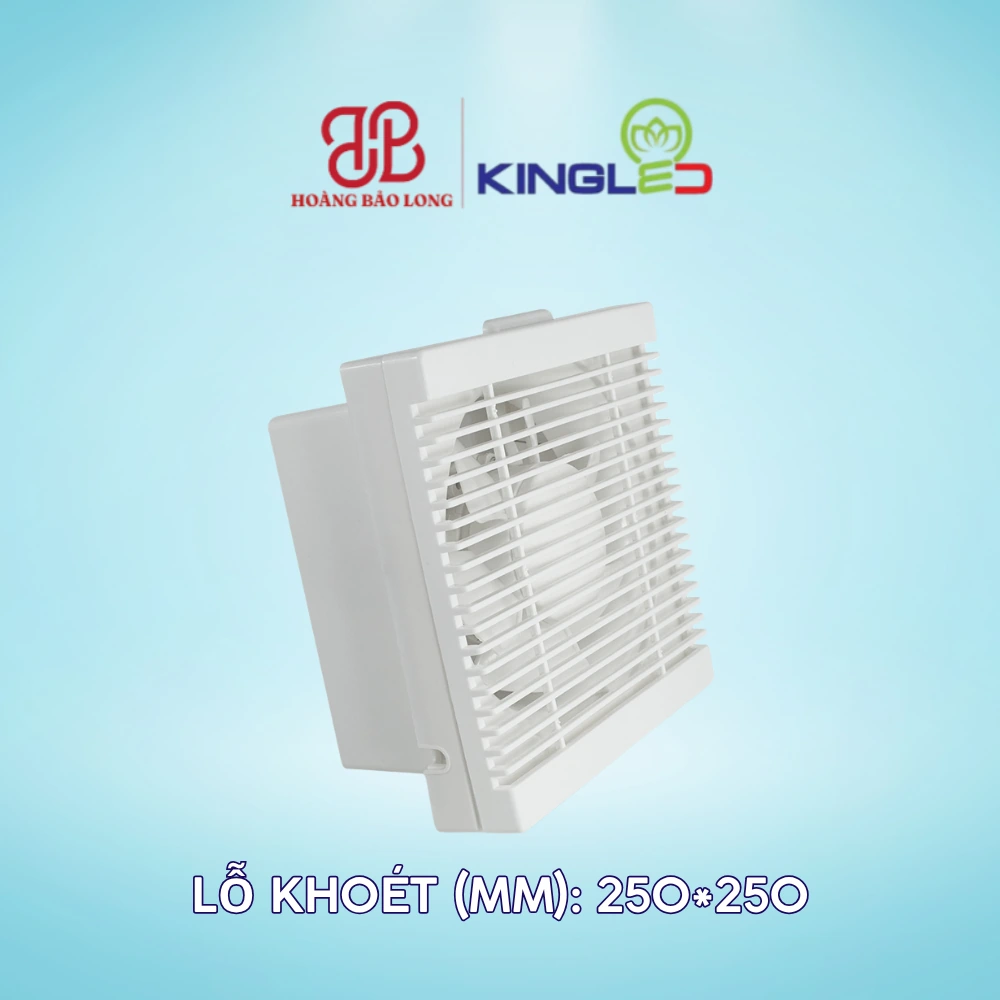 Quạt Hút Âm Tường KingLED 40W QHAT-01-25 Quạt Hút Âm Tường 40W QHAT-01-25 | KingLED