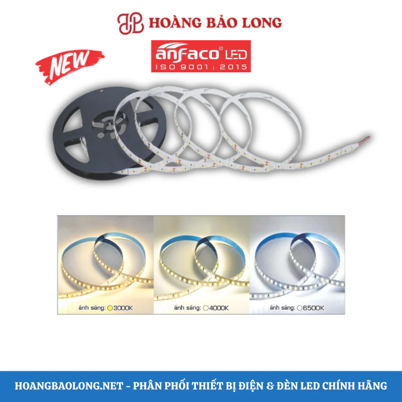 Dây LED dán SMD Anfaco 9W/m DC 24V Dây LED dán SMD Anfaco 9W/m DC 24V