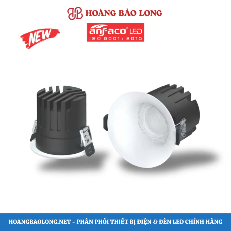 Đèn LED âm trần Anfaco 12W AFC 715 Đèn LED âm trần Anfaco 12W AFC 715