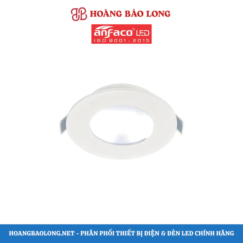Đèn LED âm trần Anfaco 3W AFC 616 Đèn LED âm trần Anfaco 3W AFC 616