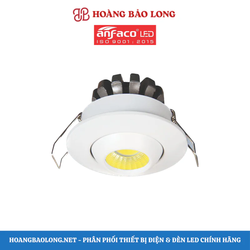 Đèn LED âm trần Anfaco 3W AFC 629 Đèn LED âm trần Anfaco 3W AFC 629