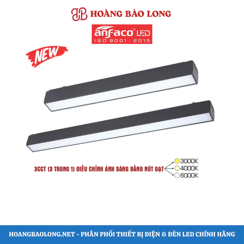 Đèn LED ray nam châm Anfaco 12W/18W RNM 26A Đèn LED ray nam châm Anfaco 12W/18W RNM 26A