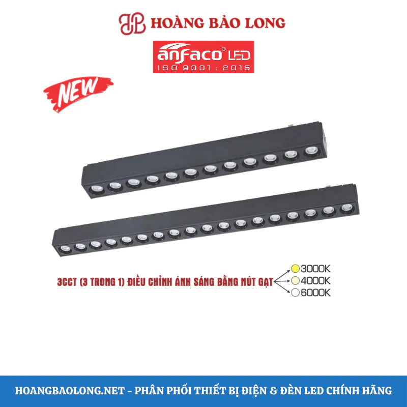 Đèn LED ray nam châm Anfaco 12W/18W RNM 26B Đèn LED ray nam châm Anfaco 12W/18W RNM 26B
