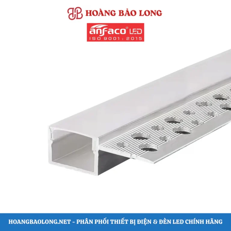 Thanh nhôm LED âm viền Anfaco