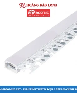 Thanh nhôm LED uốn cong âm viền Anfaco